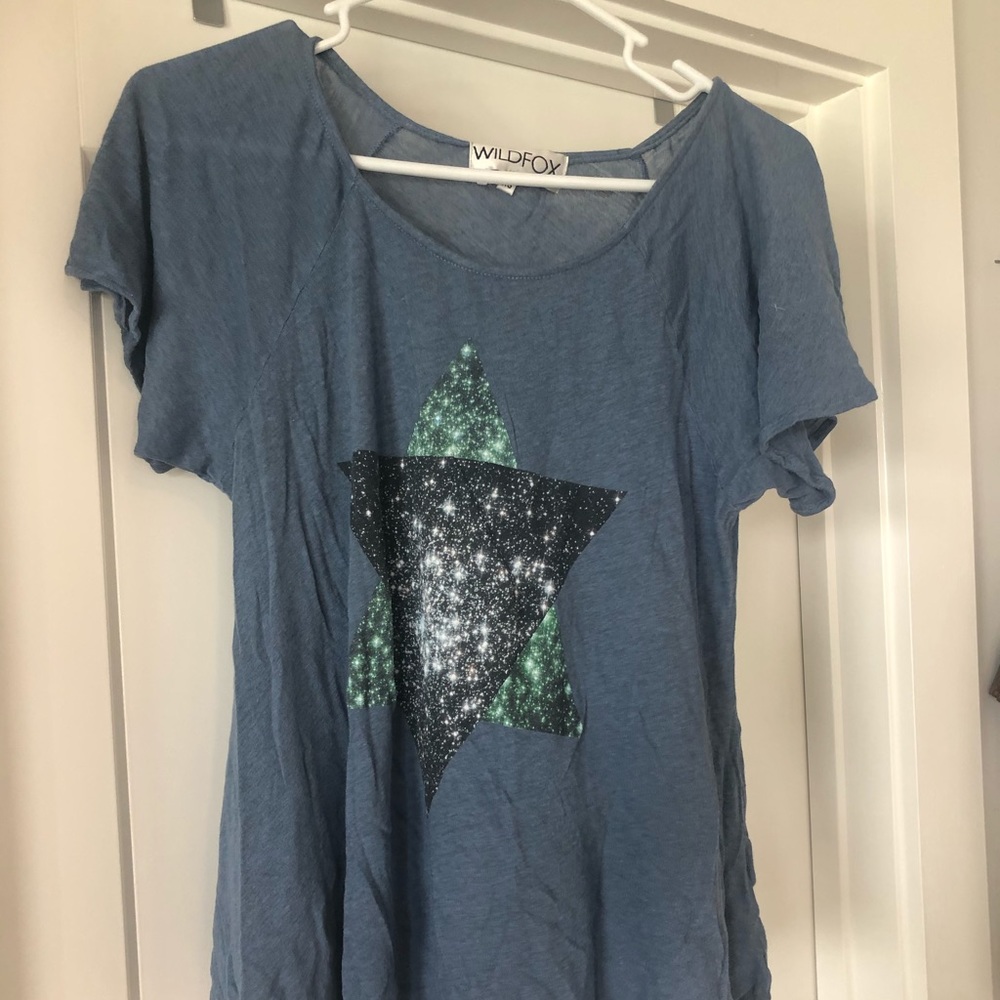 Wildfox galaxy prism tee. XS